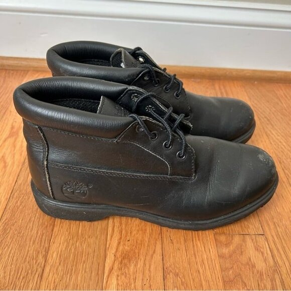 Timberland Men’s 1973 Newman Waterproof Chukka Black Lace Up Leather Boot Size 7 - Picture 4 of 9